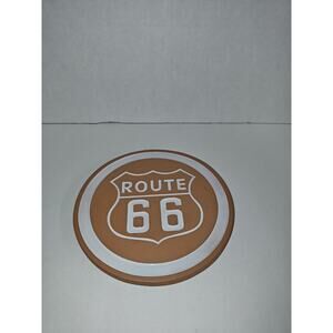 Frankoma Pottery Route 66 Terra Cotta White Kitchen Trivet Or Hanging Decor USA